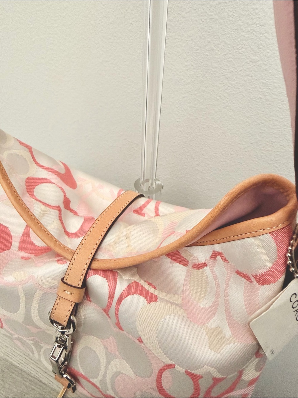 Coach Pink Purse Bag - Picture 4 of 10